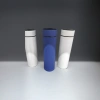 Blue double-sided white insulated cup, 304 stainless steel vacuum cold and heat preservation water cup details Picture